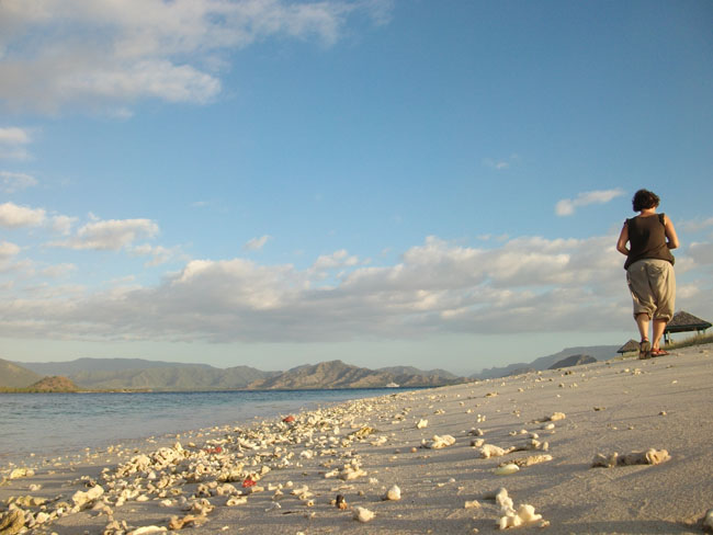 Famous kenawa island beach on the west of Sumbawa