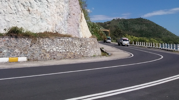 New road to sekotong beach, lombok