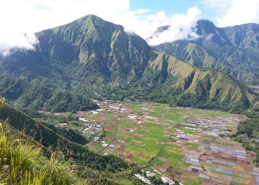 sembalun village lombok view from pergasingan